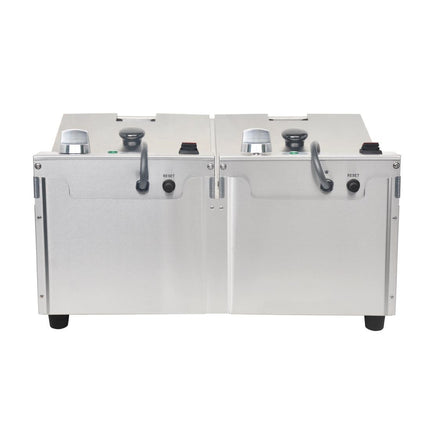 Twin Tank Countertop Fryer 2x5L | Buffalo | 2x2.8kW 5