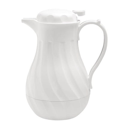 Insulated White Pouring Jug 2L | Olympia