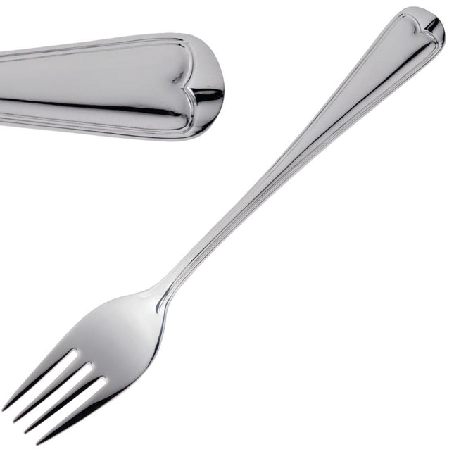 Dessert Forks | Amefa Elegance | 12 Pieces | Polished 18/10 Stainless Steel