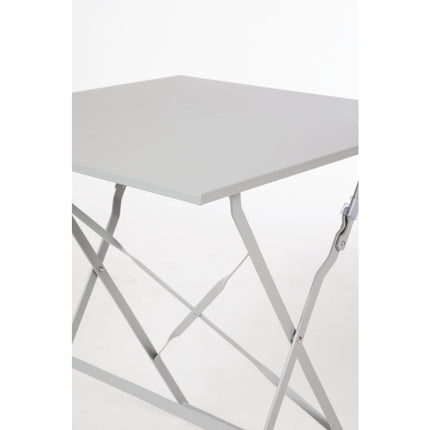 Square Steel Folding Terrace Table 60cm Grey | Bolero 4