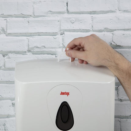 Multi-Fold Paper Towel Dispenser | Jantex | White 7