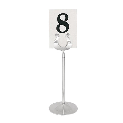 Stainless Steel Table Number Holder 10 cm | Olympia 4