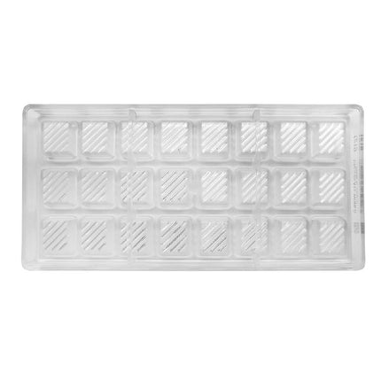Polycarbonate Chocolate Mold Ribbed Design | Schneider 4