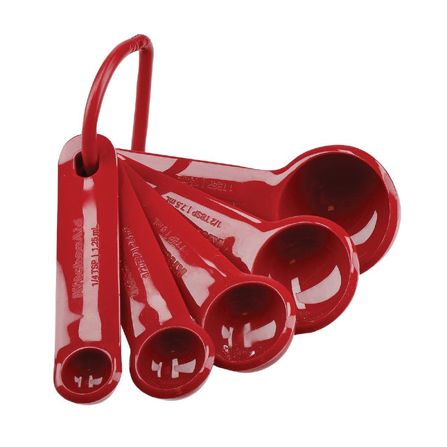 Measuring Spoons Set Empire Red | KitchenAid | Set of 5