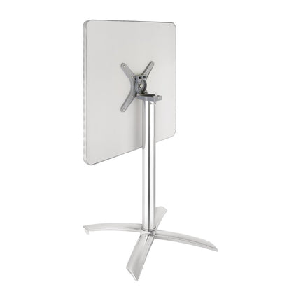 Bolero Square Aluminum Folding Table with Stainless Steel Top 60cm 3