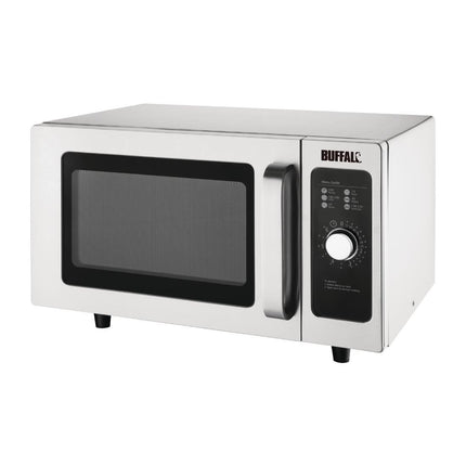 Manual Commercial Microwave 25L 1000W Stainless Steel | Buffalo