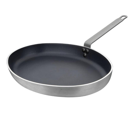 40 cm Aluminium Non-Stick Teflon Platinum Plus Oval Frying Pan | Vogue