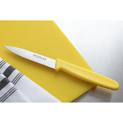 Paring Knife with Yellow Handle | Hygiplas | 8.3cm Blade 6