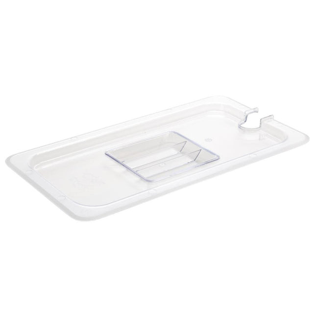 Polycarbonate Lid with Spoon Slot | Vogue | GN 1/3 2