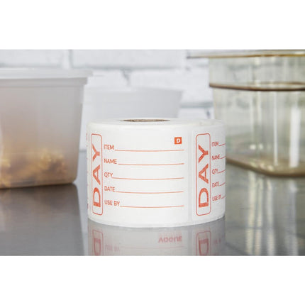 Soluble Food Labels for Prepared Meals | Hygiplas | 250 Pieces | 50x75mm 5