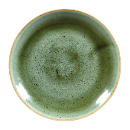Stonecast Samphire Green Evolve Coupe Plate 16.5cm | Churchill
