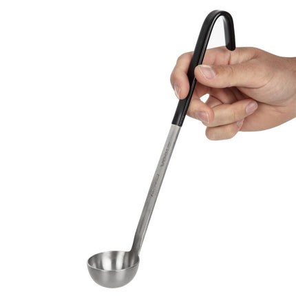 Color-Coded Black Serving Spoon 30ml | Vogue 5