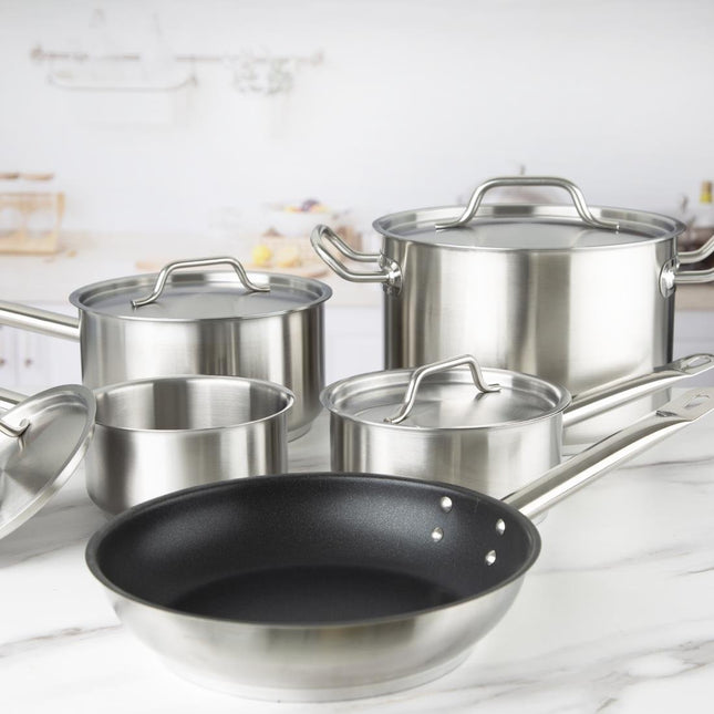 5-Piece Stainless Steel Induction Cookware Set | Vogue Cook Like A Pro 2