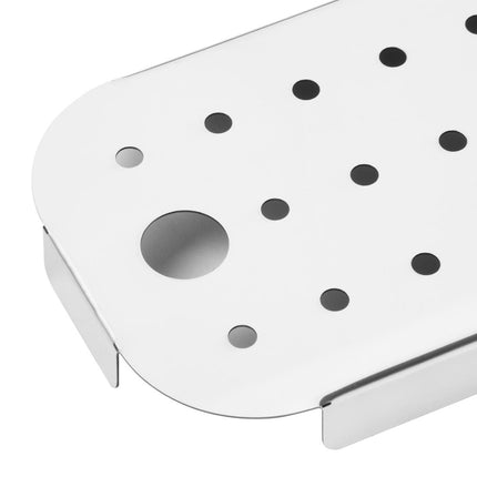 Stainless Steel Gastronorm Drainage Plate | Vogue | GN 1/4 3