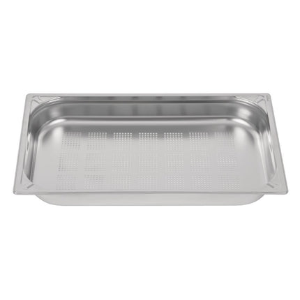 Perforated Stainless Steel GN 1/1 Pan | Vogue | 65 mm Depth 3