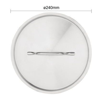 Stainless Steel Lid 24cm with Handle | Vogue 5