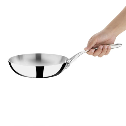 Tri-Wall Stainless Steel Frying Pan 200mm | Vogue 2