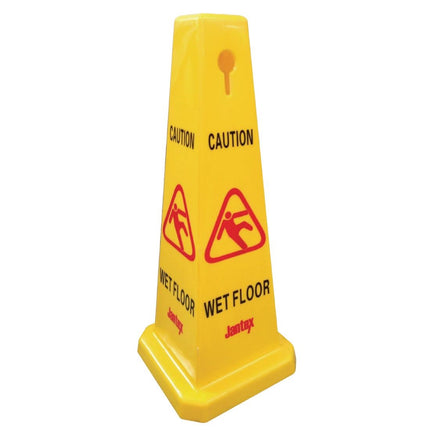Jantex "Caution Wet Floor" Warning Cone 91cm