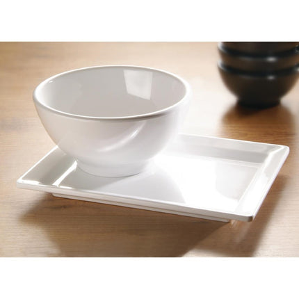 Round White Melamine Bowl 13cm | APS Pure 3