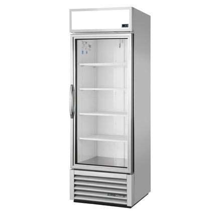 True Upright Refrigerator with 1 Glass Door 538L | Aluminium GDM-19T-HC-TSL01