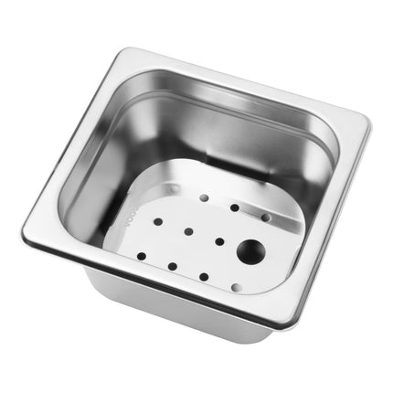 Stainless Steel Gastronorm Drip Tray | Vogue | GN 1/6 5
