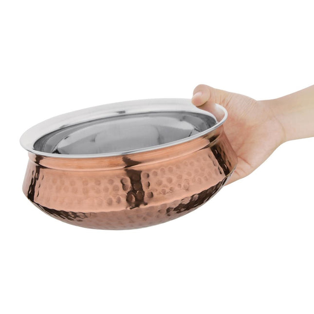 Oriental Copper Serving Bowl 200mm | Olympia 2