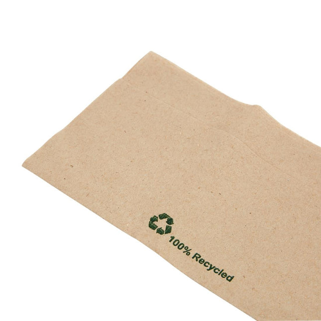 Recyclable Kraft Dispenser Napkins | Fiesta | 320 x 300mm 2