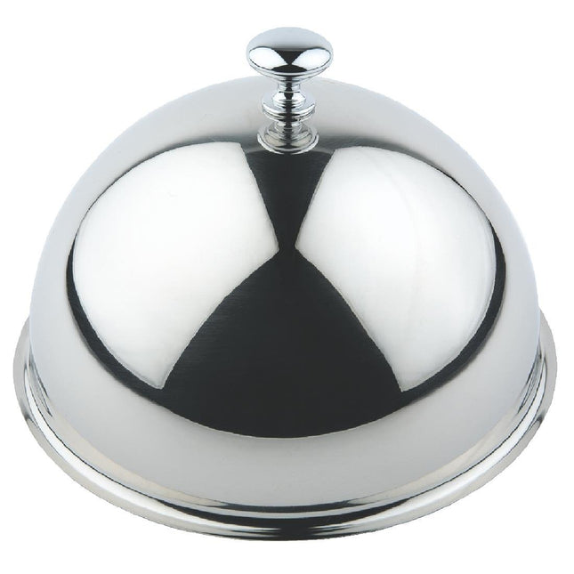 Stainless Steel Cloche 29.5 cm | APS | 18/0 High Gloss with Chrome Knob