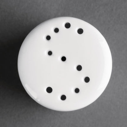 Whiteware Salt Shaker 8cm | Olympia 2