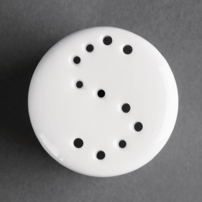 Whiteware Salt Shaker 8cm | Olympia 2