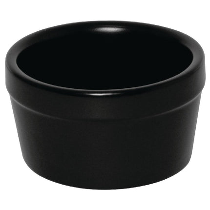 Stackable Matte Black Ramekin 77x45mm | Olympia (6 Pieces)