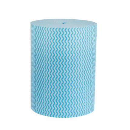 Blue Antibacterial Multipurpose Wipes on Roll 22x37cm | Jantex 3