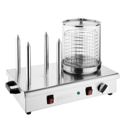 Hotdog Warmer with 4 Warming Rods | Buffalo