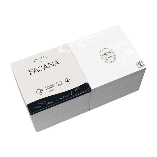 Professional Tissue Napkins White 40x40 cm | Fasana | 1000 Pieces 2