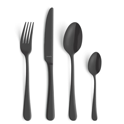 Medium Teaspoon Black Finish | Amefa Austin Black Collection 2