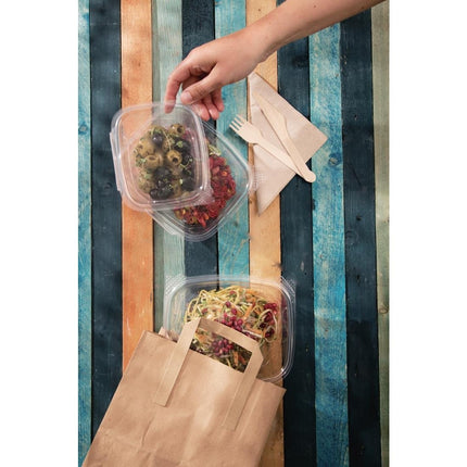 Fiesta Recyclable Brown Paper Carry Bags Small | 100% Recycled Kraft 6
