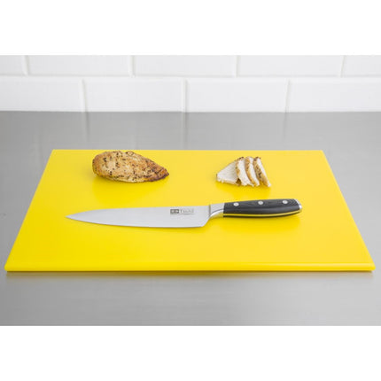 HDPE Cutting Board Yellow 450x300x12mm | Hygiplas 4