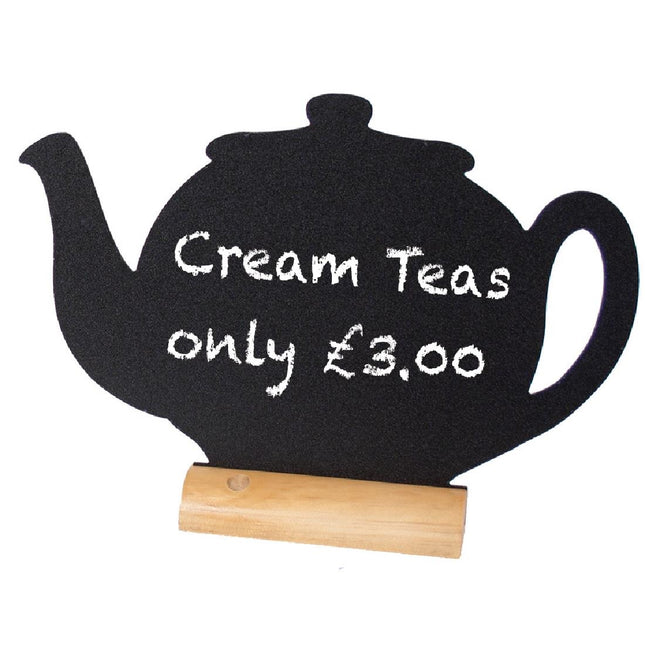 Mini Teapot-Shaped Chalkboards (3 Pieces) | Securit 2