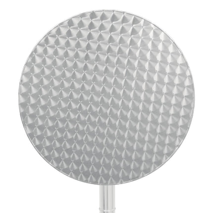 Bolero Round Tilt-Top Stainless Steel Standing Table 5
