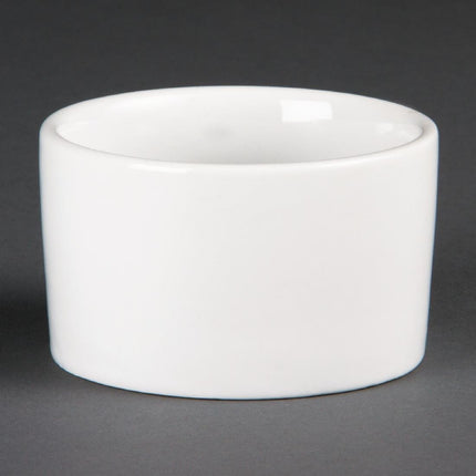 Contemporary White Porcelain Ramekins 9cm | Olympia Whiteware