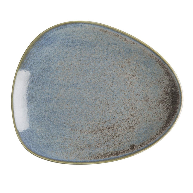 Triangular Blue Plates 308mm | Olympia Ember Collection 2