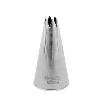 Stainless Steel Star Tip Piping Nozzle 7mm | Schneider 2