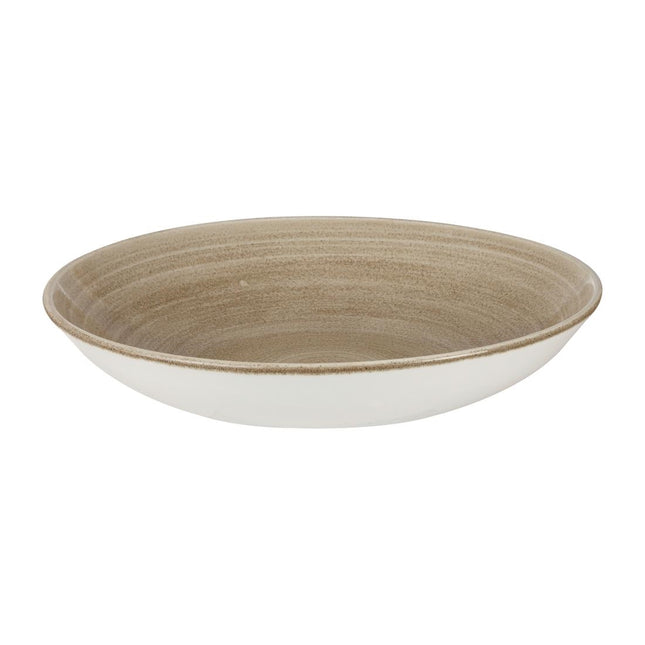 Stonecast Patina Antique Taupe Coupe Evolve Bowl 32.4cm | Churchill 2