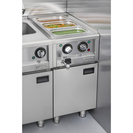 Countertop Bain Marie | Buffalo 600 Series | 1/1 GN Stainless Steel 7