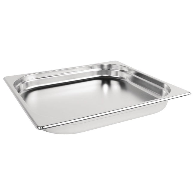 Stainless Steel GN 2/3 Container 40mm Depth | Vogue