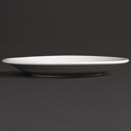 Dinner Plates with Wide Rim 15cm | Olympia Linear 2