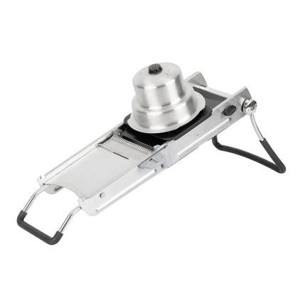 Stainless Steel Mandoline Slicer with Santoku Blade and Julienne Inserts | De Buyer Revolution Master