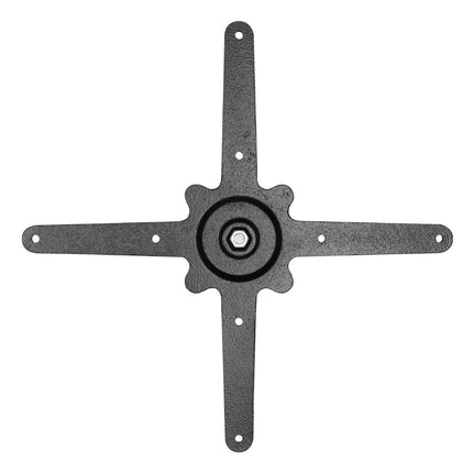 Black Cast Iron Table Base with Zinc Coating | Bolero | 720x420x600mm 4