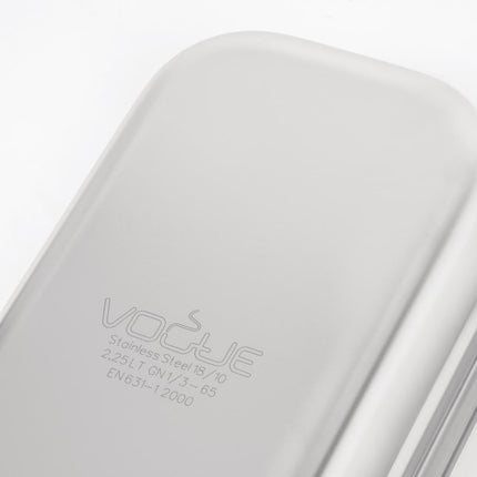 Stainless Steel GN 1/3 Container 65mm Depth | Vogue 7