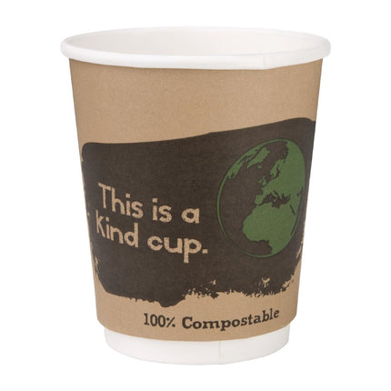 Kompostljive dvoplastne skodelice za kavo | Fiesta Compostable | Komplet 500